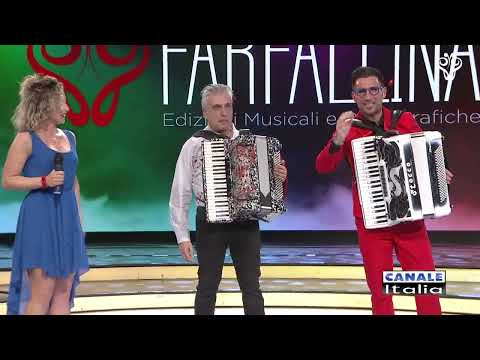 Paolo Bagnasco & Giuseppe Spinelli -  "FISATLETICA" (polka) Canale Italia SPECIALE FARFALLINA in TV