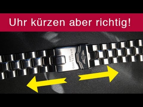 Uhrenratgeber: Uhr kürzen ohne Vorkenntnis, Uhrenarmband kürzen