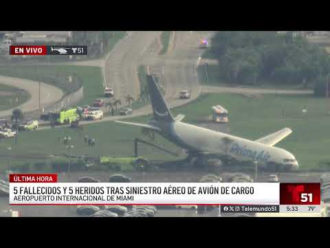 Emergencia en Miami: Autoridades ofrecen detalles del accidente de avión en MIA | 09-06-26