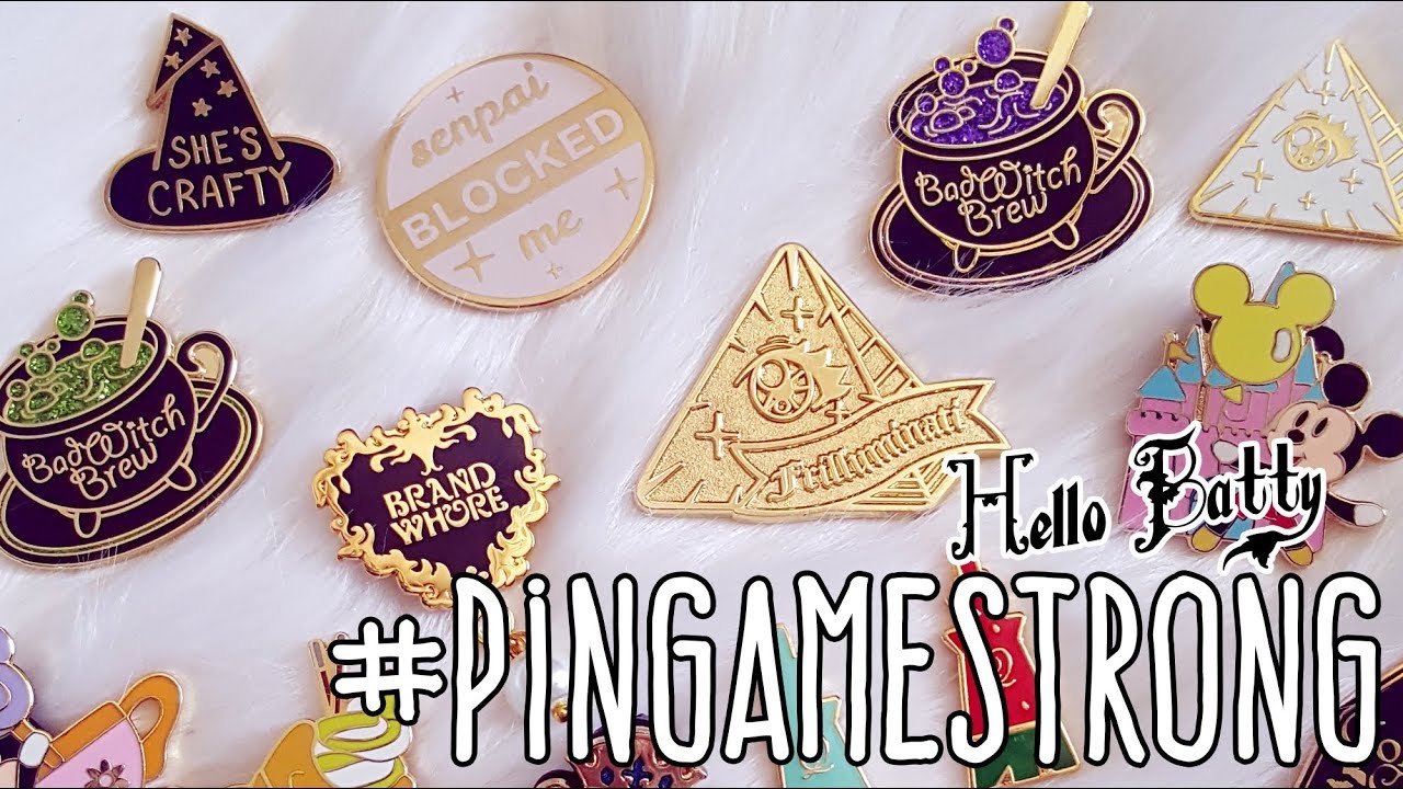 Enamel Pin Collection #pingamestrong ❤ Hello Batty ❤