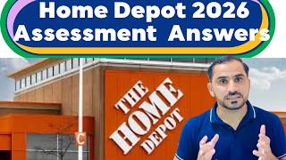 Home Depot Assessment Exam Answers 2026
