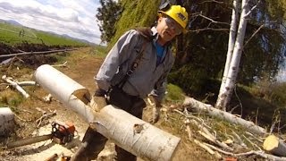 Build a Strongman Farmers Walk Log - DIY Dudes