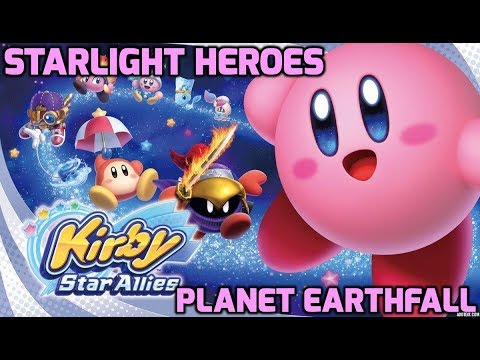Kirby Star Allies - World 4: Starlight Heroes - Planet Earthfall