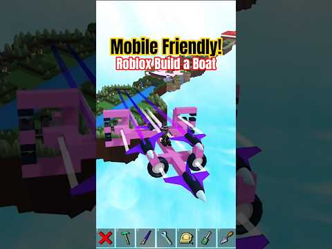 Jet Mechanics Mobile Friendly in Roblox Build a Boat for Treasure! #roblox #babft Airplane
