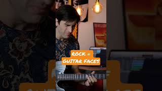 Rock = Guitar faces #guitare #rock #guitarsolo