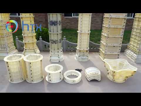 Concrete roman pillar mold