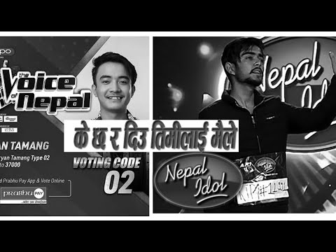 Aryan Tamang VS Nishan Bhattarai k chha ra diu timilai maile- The voice of Nepal and Nepal Idol live