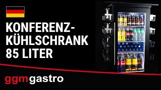 Minibar vitré - 820mm - 110 L - 1 porte vitrée - éclairage LED - affichage digital de la température - +2 à +12 °C