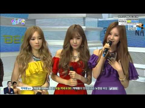 140922 Girls' Generation TTS - Full Interview @ Inkigayo [1080p] #HOLLER