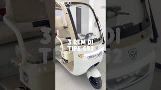 Download lagu MOO Roda 3 tipe G52 ini sudah dilengkapi dengan 3 rem #sepedalistrik #electricbike #ebike #rodatiga mp3