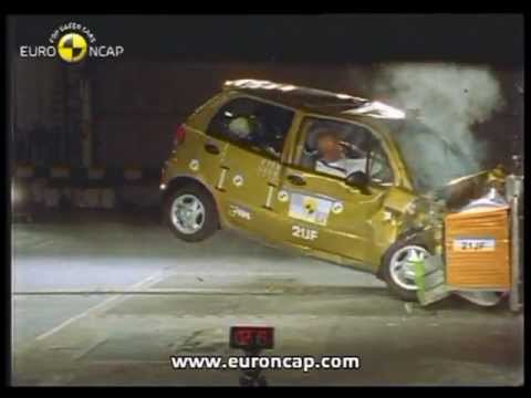 Euro NCAP _ Daewoo Matiz _ 2000 _ Crash test
