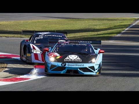 Gallardo R-EX, 488 GT3, Camaro GT4.R, M4, Huracan, RCF, ... (Blancpain GT training Zolder 2018)