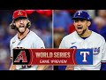 2023 World Series Game 1 FULL PREVIEW: Diamondbacks at Rangers I CBS Sports