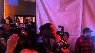 Snoop Dogg Freestyle over Dam Funk Beats Live at "Dogg House" Art Show