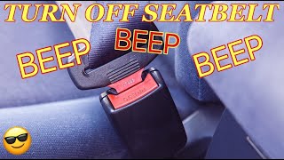 How to TURN OFF the Annoying SEATBELT ALARM BEEPS CHIMES - Disabling NISSAN Seat Belt Warning Beeps