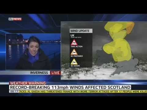 Hurricane-Force Winds Batter Parts Of UK