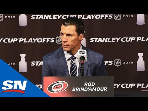 Rod Brind’Amour Speaks After Hurricanes Are Swept Out Of Playoffs