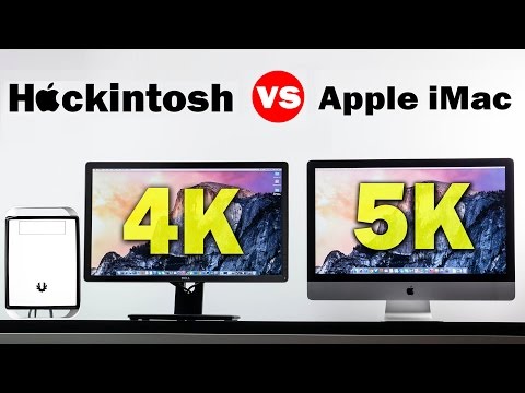5K 27" iMac Vs 4K Hackintosh Comparison