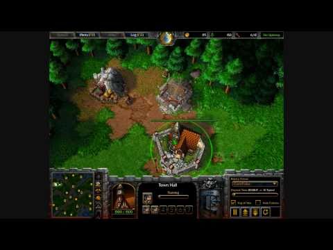 Warcraft 3 Frozen Throne - Human Tower Rush!