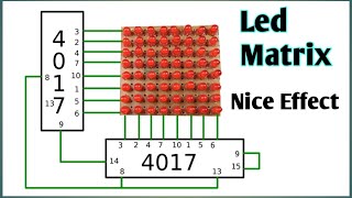 Download lagu Running led matrix with dual 4017 ic mp3