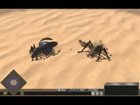 Starship Troopers Terran Command king tanker and plasma bug unborrow/spawn animation