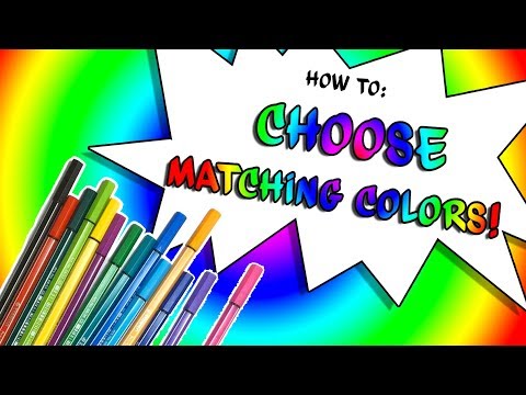 HOW TO: Choose MATCHING COLORS!