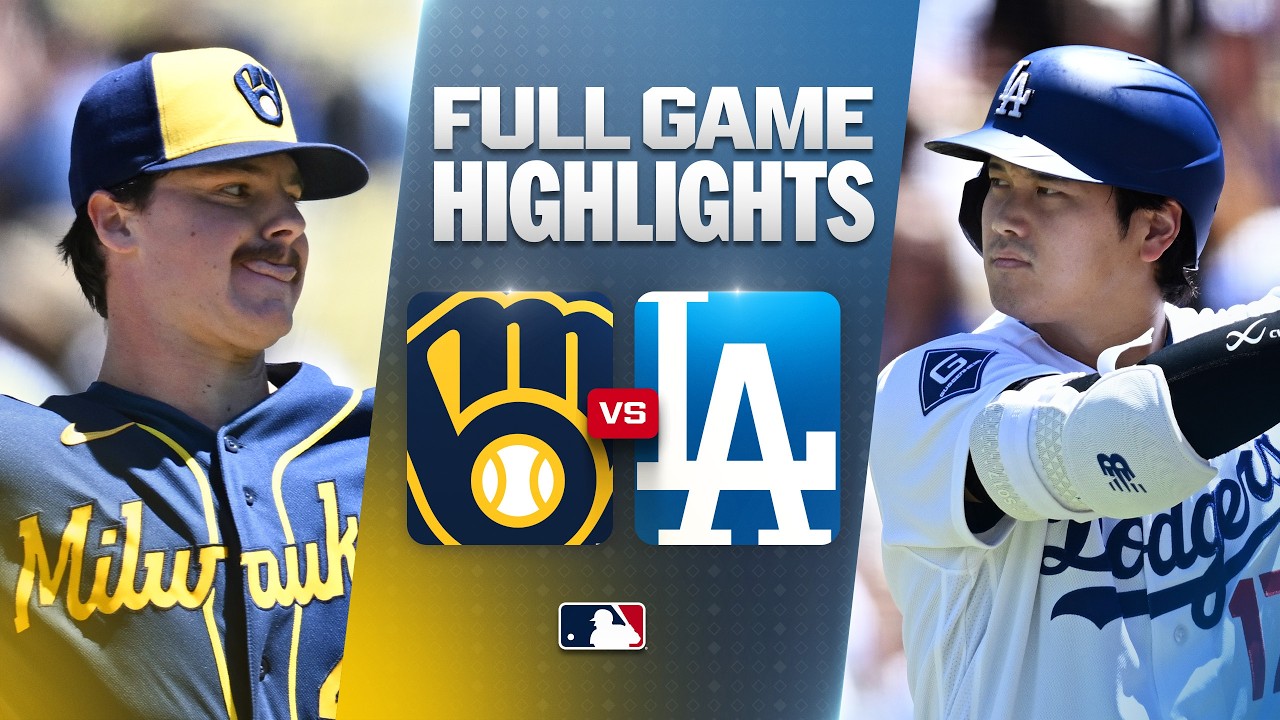 BREWERS vs. DODGERS: Official Full Game Highlights (August 16) | 2026 MLB Season