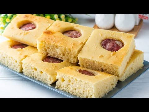 🇩🇪German pie snack with sausage recipe