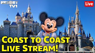 🔴Live: EPIC COAST TO COAST Walt Disney World & Disneyland Live Stream - 5-26-24