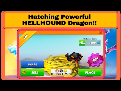 Hatching HELLHOUND Dragon || Dragon Mania legends
