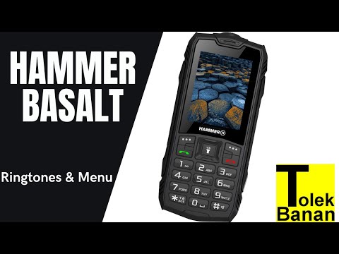 HAMMER Basalt - Unboxing / Menu & Ringtones / Dzwonki  - Classic Phone