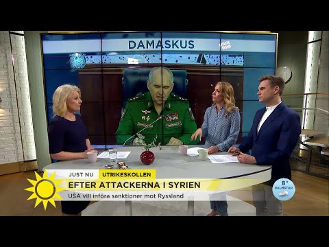 Efter kemvapenattacken i Syrien - nu hålls FN-toppmöte på Österlen - Nyhetsmorgon (TV4)