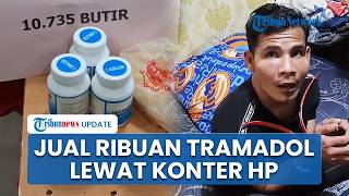2 Pria di Jagakarsa Edarkan Ribuan Tramadol, Jual Diam-diam Lewat Konter HP & Toko Sembako