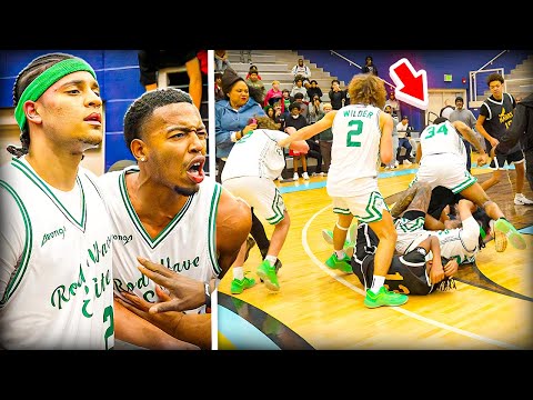 WE GOT INTO A RECKLESS FIST FIGHT DURING THIS AAU GAME...