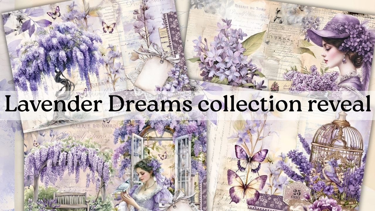 Lavender Dreams collection reveal with Journaling J O Y