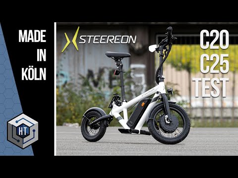 STEEREON C20 & C25 im TEST | E-Scooter + E-Bike - Hybrid mit Sitz (REVIEW)