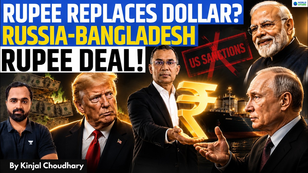 RUPEE GOING GLOBAL - Russia Pushes Bangladesh To Settle Trade In INR & Repay Rooppur Loan! | Kinjal
