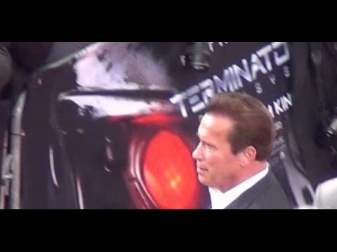 Arnold Schwarzenegger at the European Premiere of Terminator Genisys (2015)