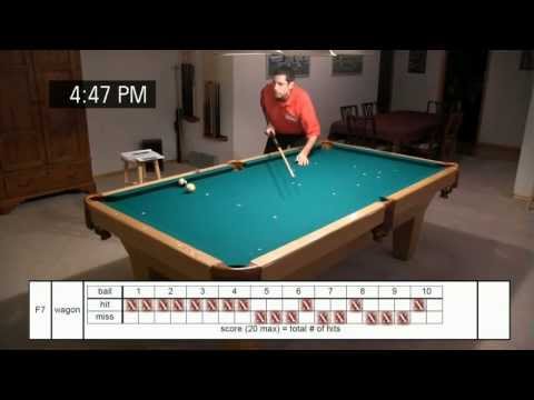 Billiard University - Part 4: Exam-I Overview - demonstrations and scoring of the Fundamentals Exam