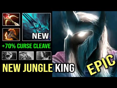 WTF 1st Item Battle Fury Abaddon +70% Avernus Curse Slow EZ Jungle Insane Crit Dota 2