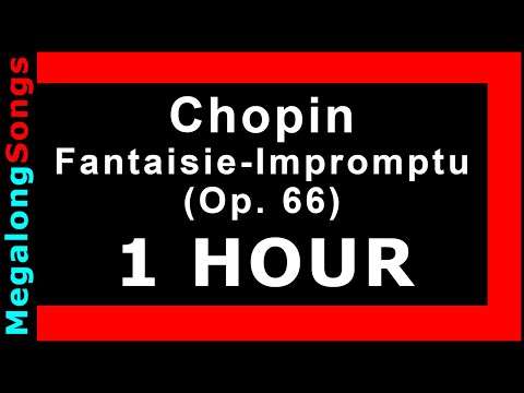 Chopin - Fantaisie-Impromptu (Op. 66) [Rousseau] 🔴 [1 HOUR] ✔️