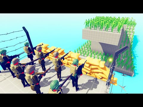 Zombie 100 Units vs Army - Totally Accurate Battle Simulator TABS