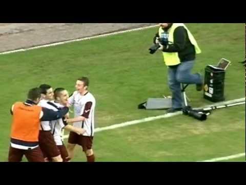 Gol David Mounard in Salerno Calcio - Anziolavinio 3 - 2 08/12/2011