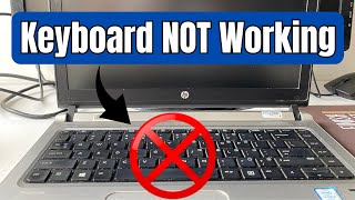 How to Fix Laptop Keyboard Not Working