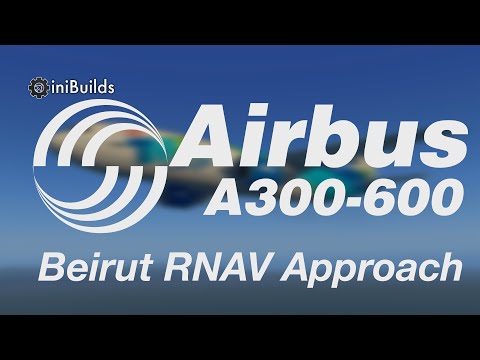 Airline2Sim iniSimulations Airbus A300-600R - How to fly a non ILS Approach using PROFILE (Re-Edit)