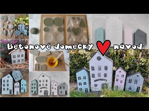 Betonové domečky - návod
