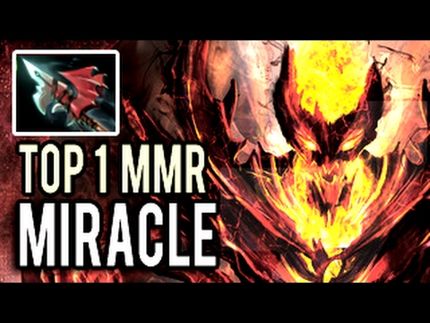 Miracle Epic Back to TOP 1 MMR in The World Damage Killer Shadow Fiend 7.01 Dota 2