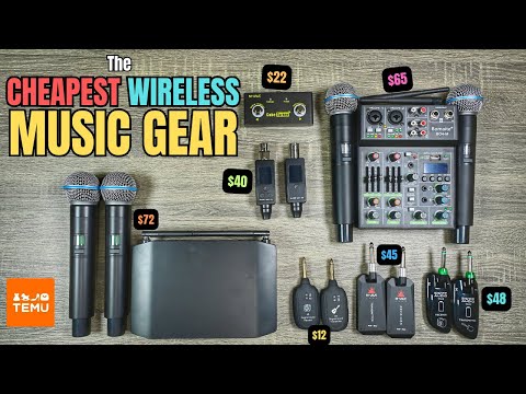 The Absolute CHEAPEST WIRELESS MUSIC GEAR I Could Find on TEMU