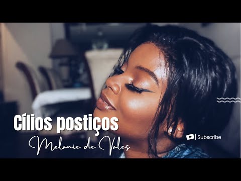 Como colar cílios postiços por Melanie de Vales | Maputo - Moçambique - Moçambique