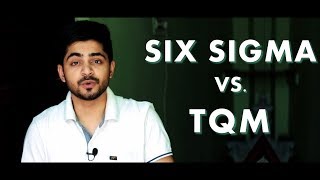 SIX SIGMA VS. TQM IN HINDI | Concept & Difference | Production Management | BBA/MBA/Bcom
